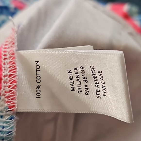 Lilly Pulitzer CHIPPER BERMUDA SHORT Samba Pink Blue Print Size 4 - Picture 12 of 14